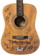 George Strait Signed Fender Acoustic Guitar 11 Sigs: Beckett Alan Jackson, Aldean/Church/Chesney/Lambert/Crow/McBride