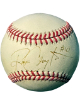 Royce Clayton signed Rawlings Official Major League Baseball #10 imperfect- COA (Giants/Cardinals)