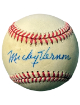 Mickey Vernon signed Official ROAL Rawlings American League Baseball imperfect- COA (Senators/Cleveland/Braves)