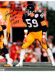 Jack Ham signed Pittsburgh Steelers 8x10 Photo HOF 88 minor dings- COA/Show Ticket