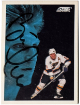 Brett Hull signed 1992 Score On Card Auto #500- COA (St. Louis Blues/HOF)