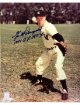 Gil McDougald signed New York Yankees MLB 8x10 Photo 1951 AL ROY minor dings-COA
