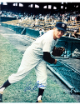 Eli Grba signed New York Yankees 8x10 Photo minor dings- COA