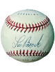 Lou Brock signed Official Spalding All Star Baseball imperfect- COA (HOF/St. Louis Cardinals)