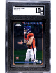 Bo Nix 2024 Topps Chrome Rookie Card (RC) #206- SGC Graded 10 Gem Mint (Denver Broncos)