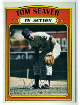 Tom Seaver signed 1972 Topps In Action IA New York Mets Baseball On Card Auto #446- Beckett Review