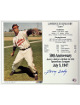 Larry Doby signed Cleveland MLB Licensed 50th Anniversary Debut in the American League July 5, 1947 8x10 Photo/Card- COA
