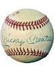 Mickey Mantle signed Rawlings Official American League Baseball toned- Beckett Review (New York Yankees/HOF)