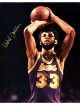 Kareem Abdul-Jabbar signed Los Angeles Lakers 8x10 Photo- Tuff Stuff COA (HOF)