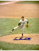 Lou Burdette signed California Angels MLB Licensed 8x10 Photo minor dings- CSA COA/Show Ticket