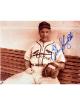 Enos Slaughter signed St. Louis Cardinals MLB 8x10 Photo minor dings- COA (HOF)