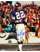 Paul Krause signed Minnesota Vikings NFL Licensed 8x10 Photo minor dings- Tuff Stuff COA (HOF)