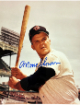 Bill "Moose" Skowron signed Washington Senators MLB 8x10 Photo minor dings- COA