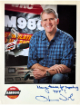 Oliver North signed WRC AM 980 Radio 8.5x11 Photo dings- COA (IranContra)