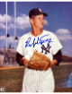 Ralph Terry signed New York Yankees MLB Licensed 8x10 Photo minor dings- COA (62 WS MVP)