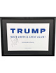 Donald Trump Signed Make America Great Again MAGA Campaign Poster Custom Framing  JSA LOA (23x17/POTUS)