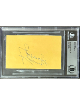 Brooks Robinson signed 3x5 Index Card - Beckett/BAS Encapsulated (Baltimore Orioles/HOF)