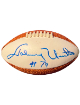 Johnny Unitas signed Mini Football (5.5 inch) imperfect- COA (Baltimore Colts/HOF)