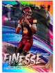 Jayden Daniels 2024 Topps Chrome Finesse Refractor Rookie Card (RC) #F-3 (Washington Commanders)