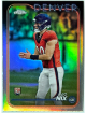 Bo Nix 2024 Topps Chrome Refractor Rookie Card (RC) #206 (Denver Broncos)