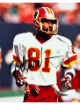 Art Monk signed Washington 8x10 Photo minor dings- COA (HOF/3X SB Champ)