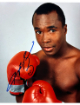 Sugar Ray Leonard signed 8x10 Photo minor dings- Prince Of Cards/Darren Prince COA