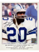 Mel Renfro signed Dallas Cowboys NFL Licensed Stat Photo #20 HOF 96- COA/Show Ticket
