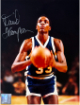 David Thompson signed Denver Nuggets NBA Licensed 8x10 Photo- CSA COA/Show Ticket (HOF/N.C. State)