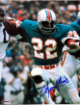 Mercury Morris signed Miami Dolphins NFL Licensed 8x10 Photo- COA (17-0)