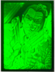 1995 Fleer Two-Face Batman Forever Metal 3-D Hologram Chase Insert