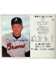Phil Niekro signed Atlanta Braves MLB Licensed 300th Victory October 6, 1985 8x10 Photo/Card- Tuff Stuff COA