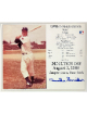Duke Snider signed Brooklyn Dodgers MLB Licensed Hall of Fame Induction Day 8x10 Photo/Card- Tuff Stuff COA