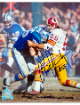 Chris Hanburger signed Washington NFL 8x10 Photo #55 minor dings- COA (HOF)