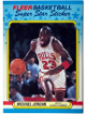Michael Jordan 1988-89 Fleer Super Star Sticker Card #7 (Chicago Bulls/GOAT/HOF)