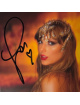 Taylor Swift 2025 The Life of a Showgirl CD Signed 4.75 Inch X 4.75 Inch Photo Art Card #1 w/ Heart- Beckett Review