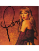 Taylor Swift 2025 The Life of a Showgirl CD Signed 4.75 Inch X 4.75 Inch Photo Art Card #3 w/ Heart- Beckett Review