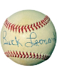 Buck Leonard signed Official ROAL Rawlings American League Baseball toned- COA (Homestead Grays/Negro League)