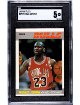 Michael Jordan 1987-88 Fleer Card #59- SGC Graded 5 EX (Chicago Bulls/GOAT/HOF)