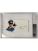 Gottfried Dulias signed 5.5x 3 cut signature w/ Image  BAS/Beckett Encapsulated (WWII German ME-109G Gustav Pilot)