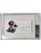Gottfried Dulias signed 5.5x 3 cut signature w/ Image  BAS/Beckett Encapsulated (WWII German ME-109G Gustav Pilot)