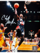 Clyde Drexler signed Houston Rockets NBA Licensed 8x10 Photo- Goldin/The Score Board COA