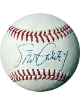 Steve Garvey signed RONL Rawlings Official NL Baseball minor tone- COA- Giamatti (Dodgers)