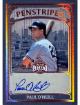 Paul O'Neill signed 2025 Leaf Bronx Legacy Penstripes Card #P-P01 /30 (Yankees)