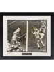 Roger Staubach/Drew Pearson signed 1975 Dallas Cowboys 16x20 Photo Hail Mary  Custom Framing- /1975- Steiner Sports Hologram
