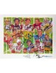 1998 Living Legends of SEC Football Signed 16x13.5 Print-12 Sigs Beckett Archie Manning/Bert Jones/Pat Sullivan/John Rausch