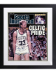 Larry Bird signed 1987 Sports Illustrated 16x20 Celtics Cover Print Custom Framed- /87- Steiner Sports Hologram/COA (HOF)