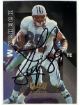 Frank Wycheck signed 2000 Playoff Absolute Coaches Honors On Card Auto #142- COA (Tennessee Oilers/Titans)