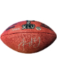 Aaron Rodgers signed Official NFL New Duke Super Bowl XLV Logo Leather Football- /1000- Mounted Memories Holo/COA (Packers)