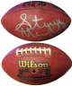 Steve McNair signed OFC Wilson NFL Leather Game/Team Issued/Used Football (Tagliabue)  Beckett Review/2003 MVP/RARE