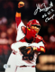 Gary Bennett signed St. Louis Cardinals 8x10 Photo 06 WS Champs- COA